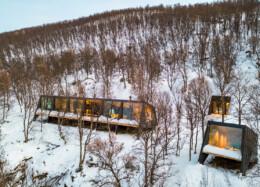 Luksusmajoituskohde Aurora Lodge 2 Norjan Lyngenissä