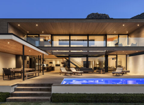 Moderni hirsitalo Cape Town Etelä-Afrikassa