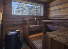 Hirsitalo Polar, sauna