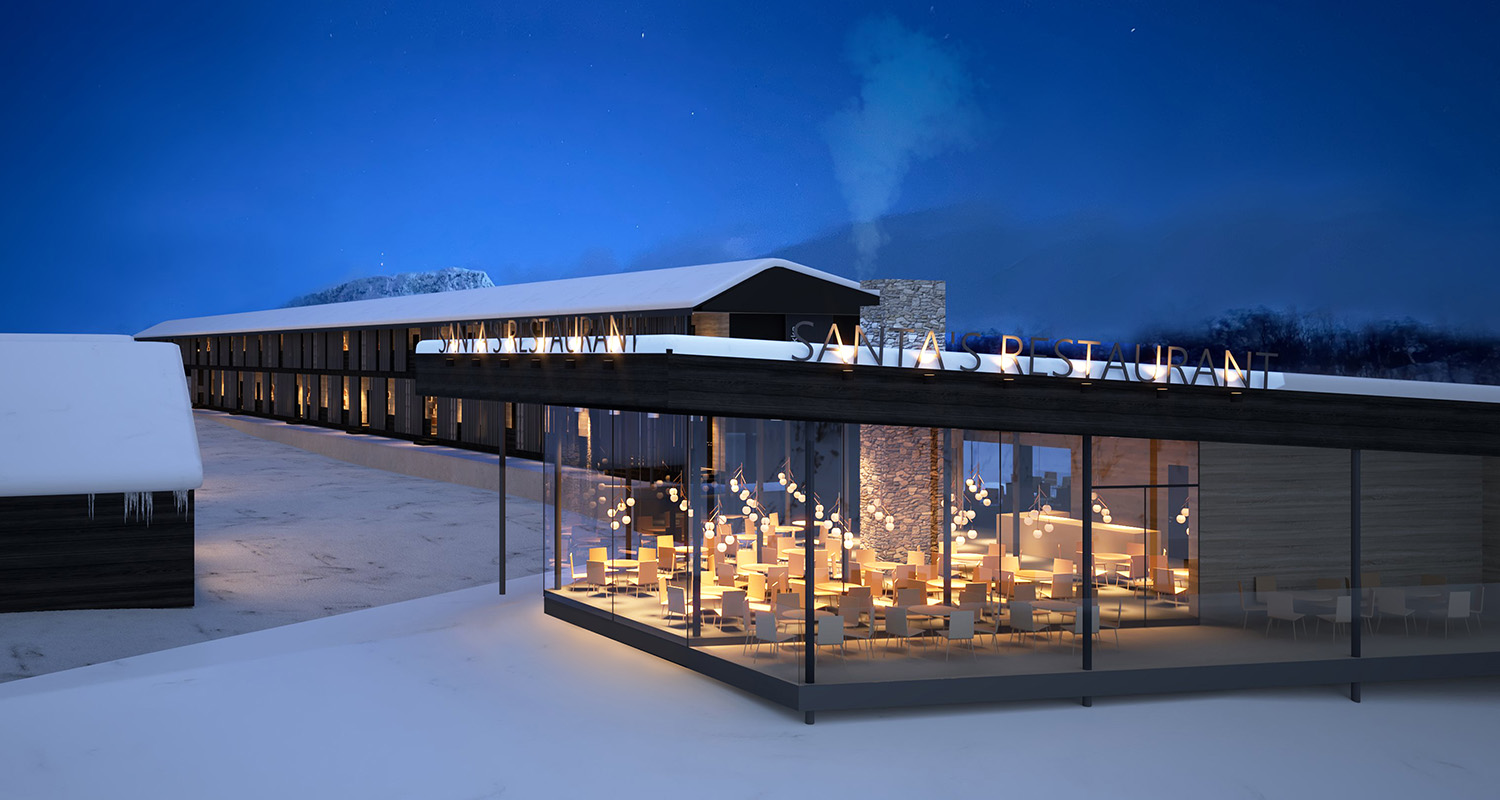 Santa´s Hotel Rakka, puurakenteinen hotelli Kilpisjärvelle