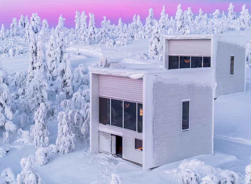 Valo Ice Cube -villat Saariselällä