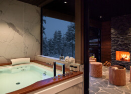 Valo Ice Cube -villan spa-osasto