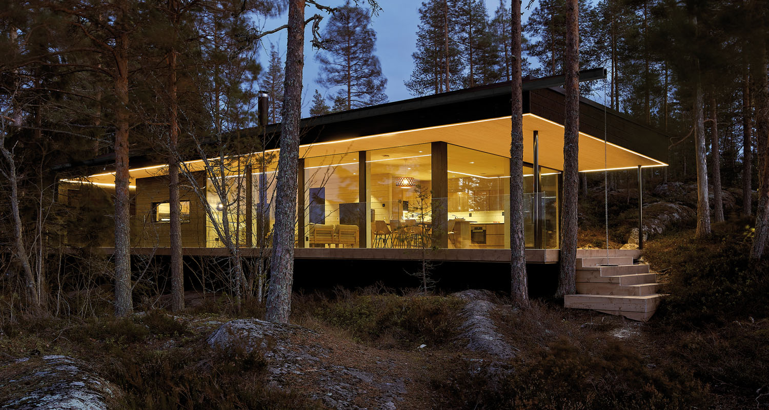 yksilöllinen huvila Villa Puukkoniemi